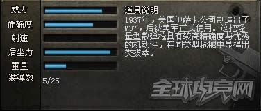 CFM37散弹枪武器介绍 CFM37散弹枪武器介绍