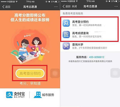 ֧������ѯ�߿��ɼ�