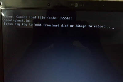 ��������ʱ��ʾcannot load file����취
