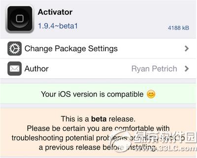 ios8.4Բ��Խ����activator�޷�����������