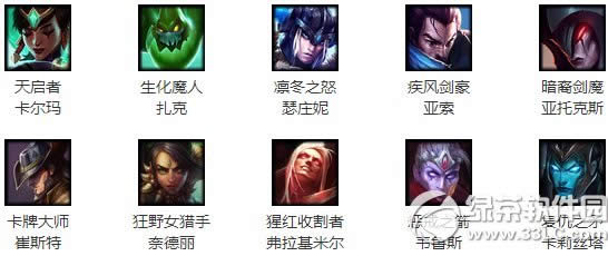 lol5月29日周免英雄2015 lol5.29周免英雄介绍2