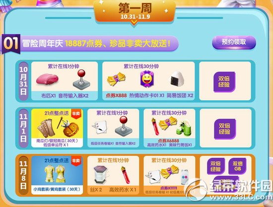 ����ʱ��11�µ�һ�ܻ���� 18887��ȯ+��Ʒ���������1