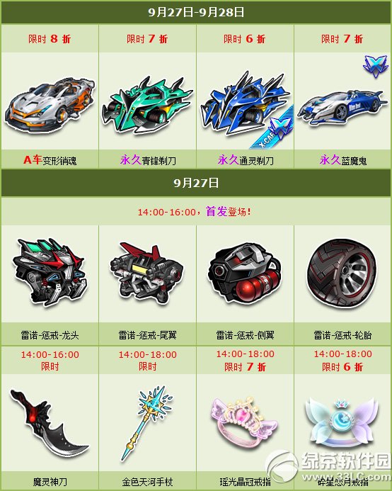 qq�ɳ�9��27��28����ʱ��ɱ� �׷���Ʒ�������ĩ