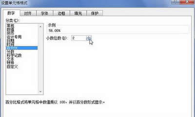 Excel2010�аٷֱ����ָ�ʽ��������