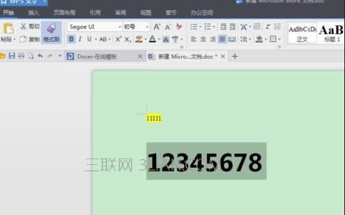 WPS文字中设置格式一样的字体方法