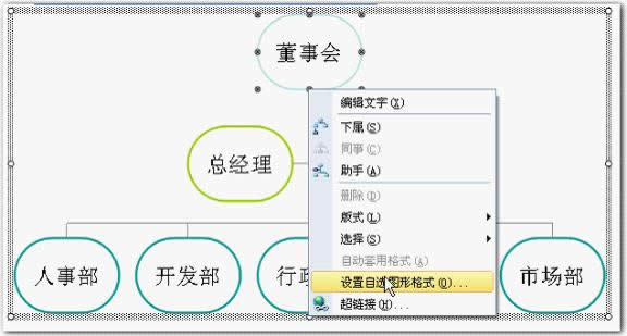 利用wps演示制作漂亮的组织结构图