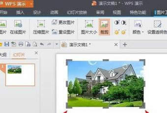 wps演示如何对图片进行裁剪