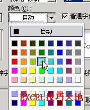 �����Excel��ʹ���Զ�����ɫ