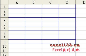 ��θ�Excel��Ԫ��߿򻻸���ɫ