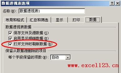 Excel����Զ�ˢ������͸�ӱ�_��վ