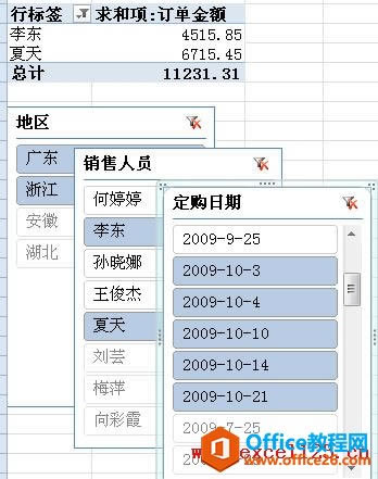 Excel2010����͸�ӱ�ɸѡ��������Ƭ��ʹ��ͼ�Ľ̳�