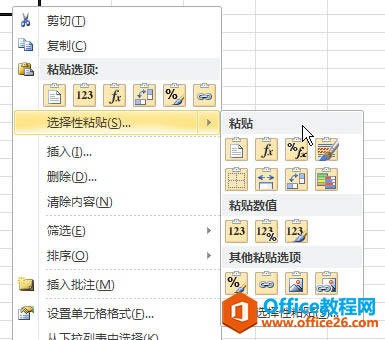Excel2010��ݲ˵��и�ճ��ѡ���һƳ_��վ