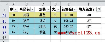 �����Excel�а���Ԫ����ɫ����ɸѡ_��վ