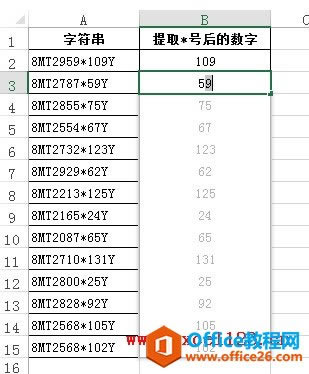 Excel203���������ȡ�ַ����е���ֵ