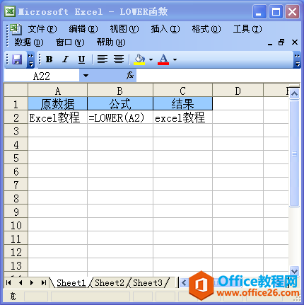 Excel��LOWER�������﷨���÷�
