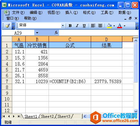 Excel��COVAR�������﷨���÷�