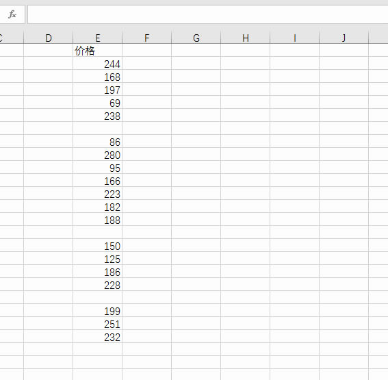������Ѹ���� excel �����յ�Ԫ��֮�����ݵ���