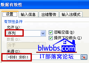 excel��Ԫ�������б�