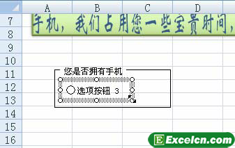 excel�в��뵥ѡ��ť