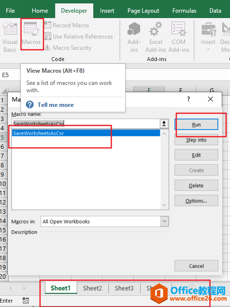 Excel����α���򵼳�ÿ��������Ϊ������CSV�ļ�