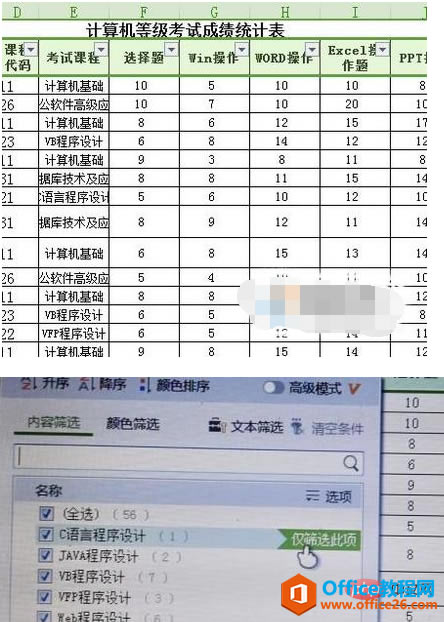 excel �Զ�ɸѡ���������