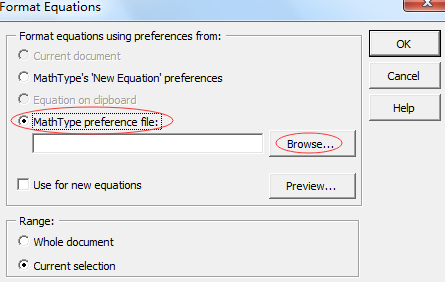 MathTypeѡ������Ѹ�ٸ�ʽ����ʽ