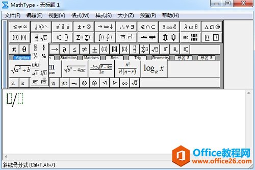 �������MathType�༭б��