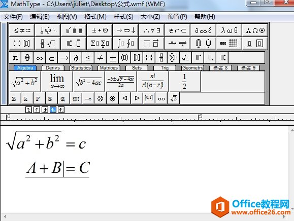 MathType���������������й�ʽ��=���Ŷ���