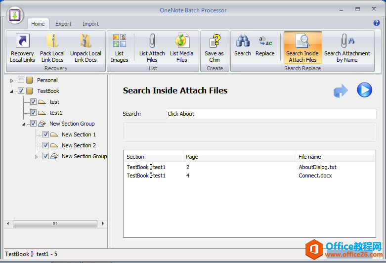 ����� OneNote �����н�������