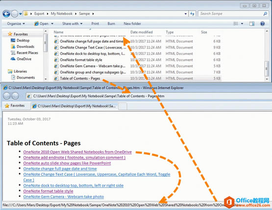 ��δ�ֲ��� OneNote ����ҳ��Ϊ HTML����ת��ҳ����ڲ�����Ϊ HTML �ļ�������