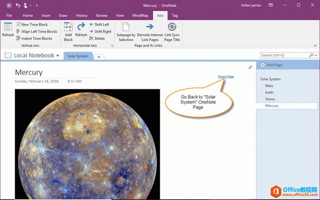 ���л���˼ά��ͼҳ�� OneNote ��ҳ��