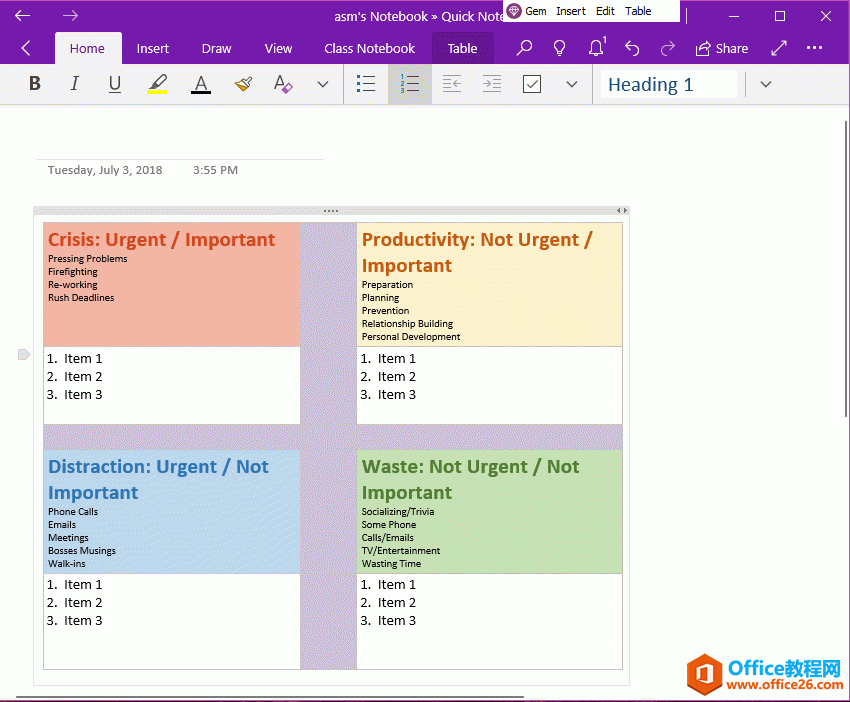 ģ����뵽 OneNote for Windows 10