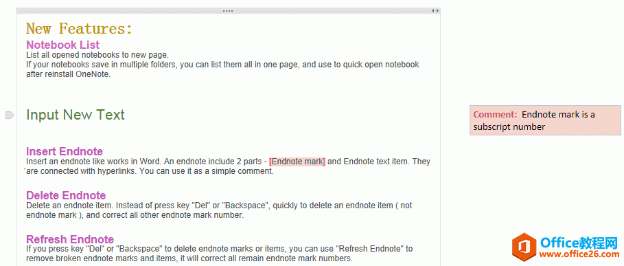 OneNote ���������ע Comment