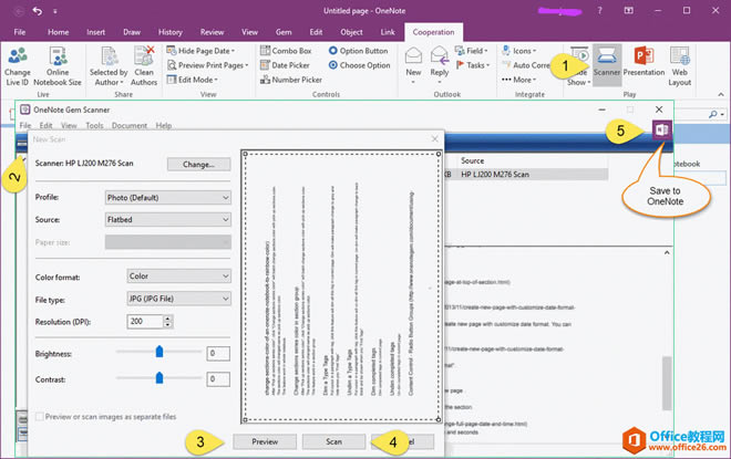 OneNote 2016 ��λָ�ɨ��ͼ����