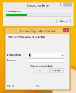 OneNote 2010 ���� OneDrive �ʺ�