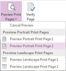 OneNote ҳ�������ģ���ҳ���鿴��ӡ��Ԫҳ