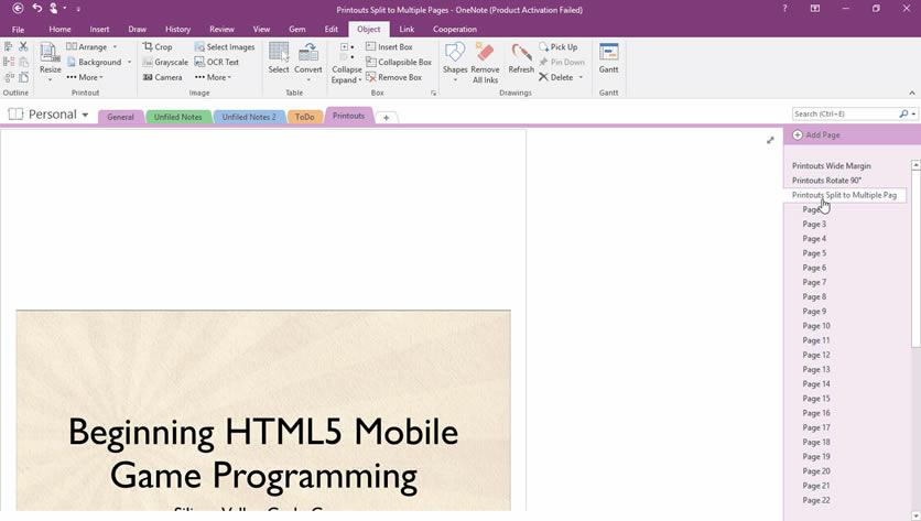 ��ζ� OneNote ��������ҳ����� PDF ��ӡ��ʽ������ת����ת����Ե�ü�