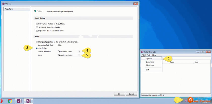 ����Զ����� OneNote ҳ�����������Ӣ��Ϊ��ͬ������