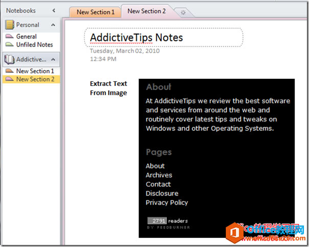 ���� OneNote ��δ�ͼ������ȡ�ı�[OCR]