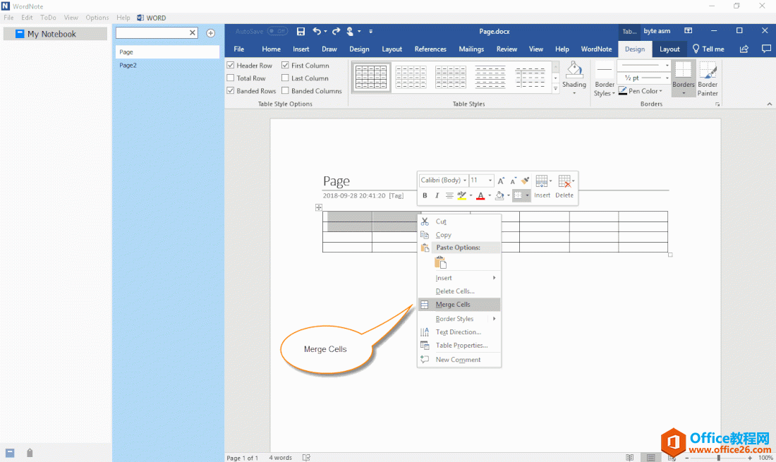 ѡ��Ҫ�ϲ��ĵ�Ԫ�� 
