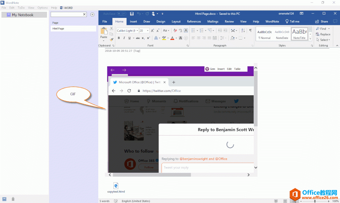 ����� WordNote ����������ʾ GIF��ͼ
