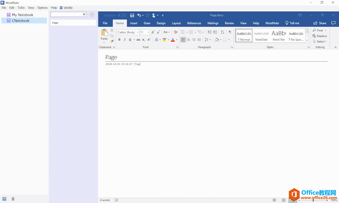 �յ��� WordNote �ʼǱ� 