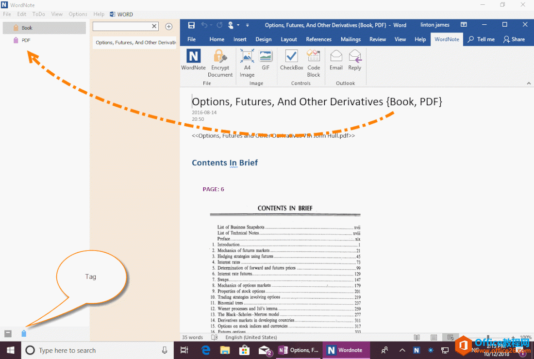 WordNote: OneNote Gem �C Favorites �Ĺؼ��ֱ�ǩ��ת��Ϊ WordNote �ı�ǩ 