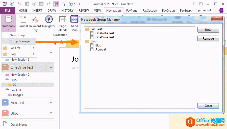 ��η��� OneNote �ʼǱ�, ��ֲ��ر����һ�� OneNote �ʼǱ�