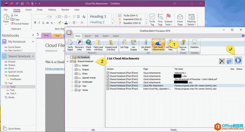 ��β鿴���г�OneNote ������е��Ƹ���