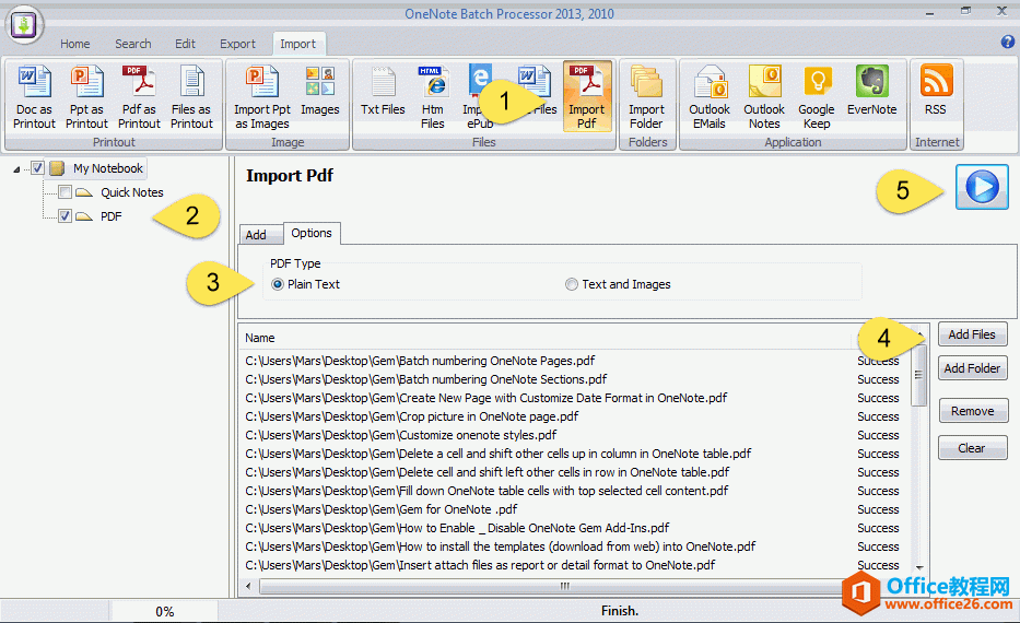 ʹ�������������Դ��ı���ʽ���� PDF �� OneNnote ��