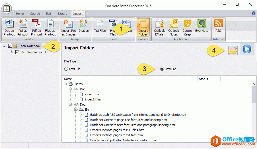 OneNote ��ε����ļ����µ� HTML �ļ����������ļ��е���״�ṹ_��վ