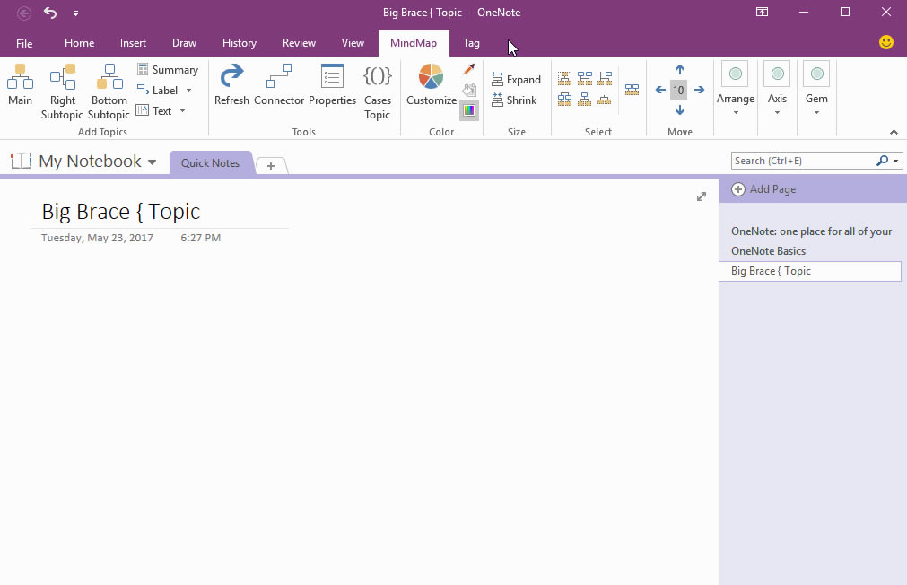 ����� OneNote ˼ά��ͼ�ﴴ�������� { ����