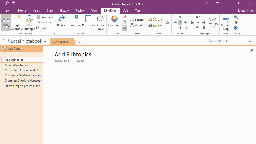 ������� OneNote Gem ��˼ά��ͼ��ĩβ�������µ������⣿