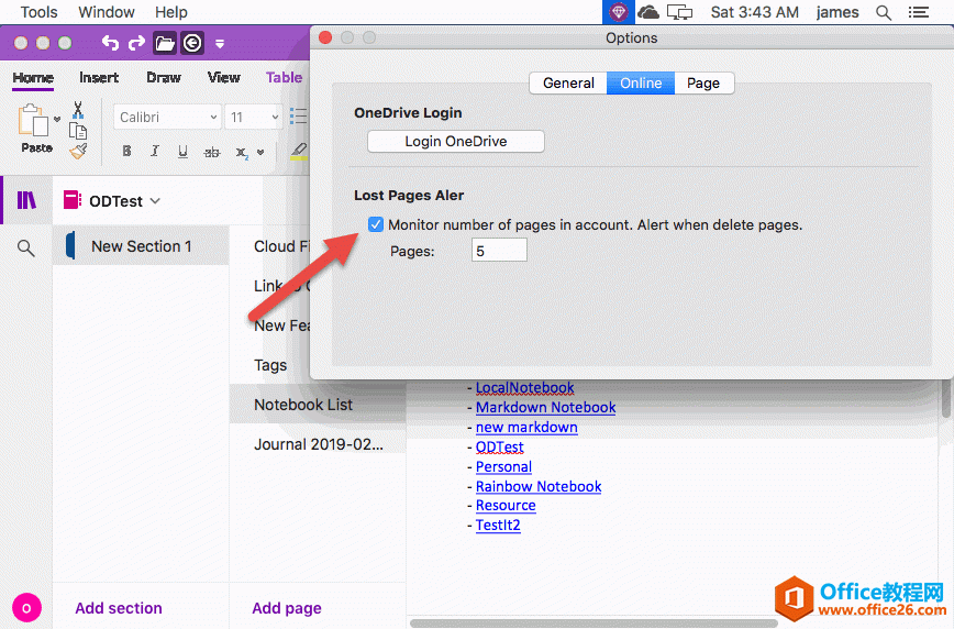 ��β鿴 OneNote �ıʼ�������